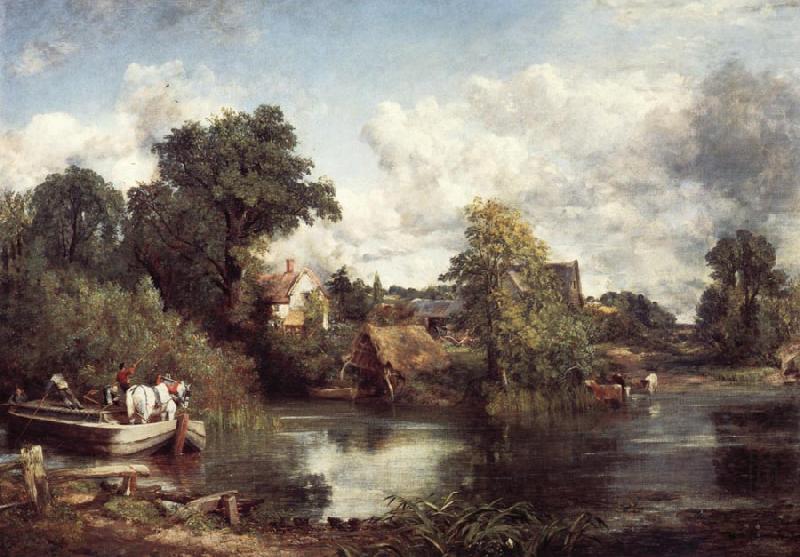 The White horse, John Constable